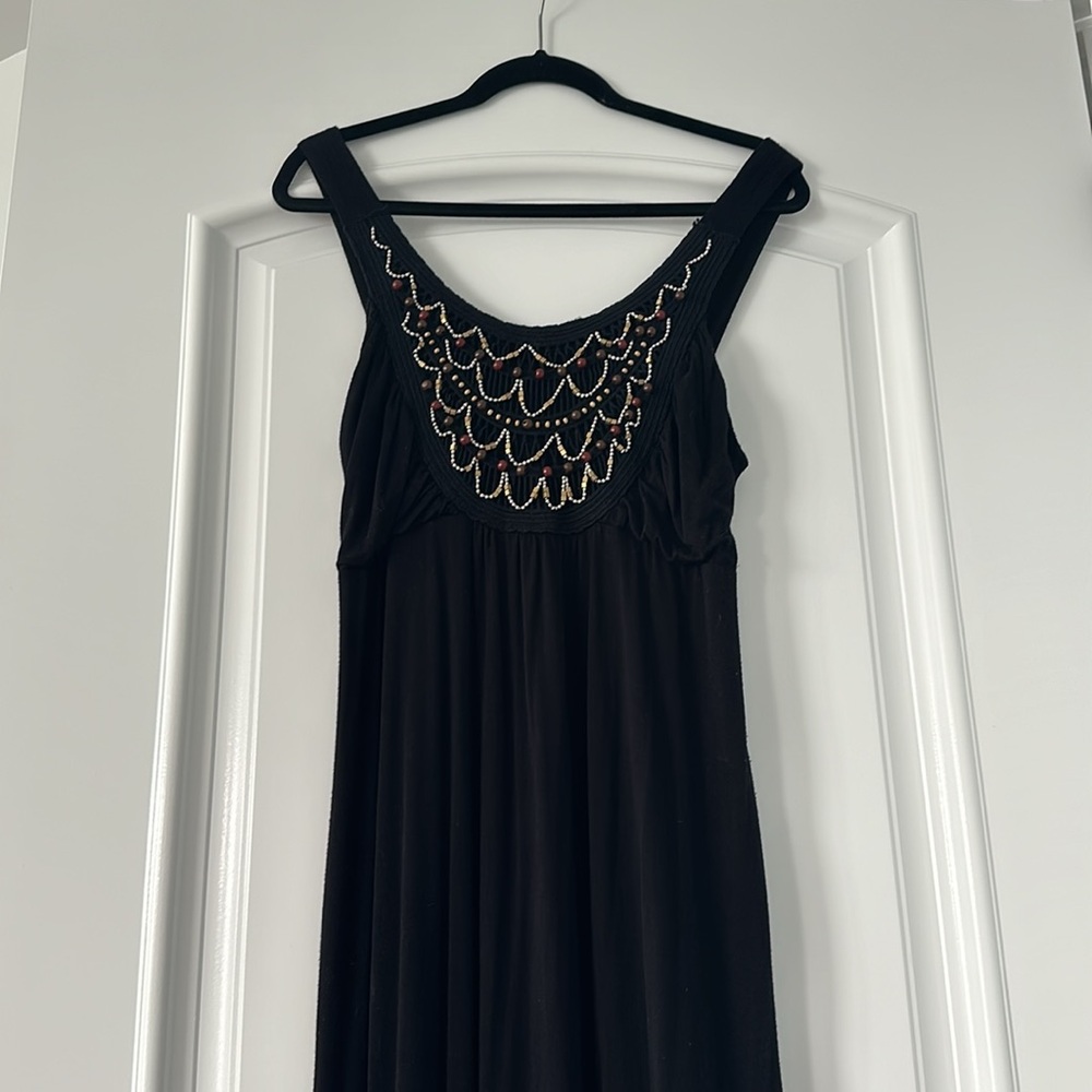 Fever brand women’s Black Maxi tank dress-size L